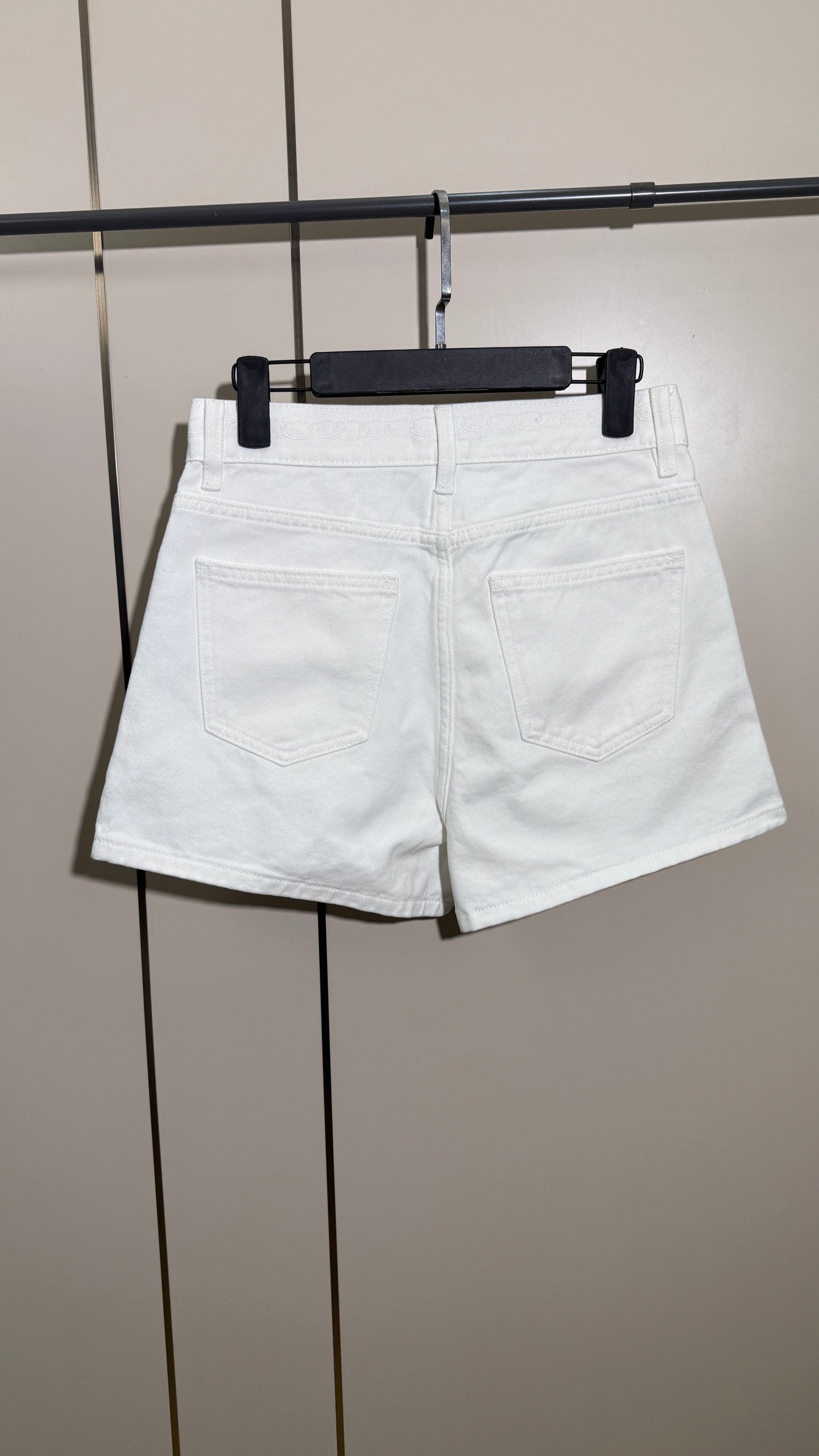 CHANEL 26S DENIM SHORTS 1436