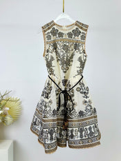 ZIMMERMANN PRINTED SLEEVELESS DRESS 270183