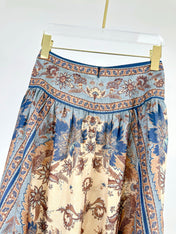 LONG SKIRT PRINTED 25S IN SPUN SILK 266326