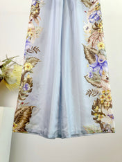 ZIMMERMANN WIDE-LEG PANTS WITH WAIST TIE 270125