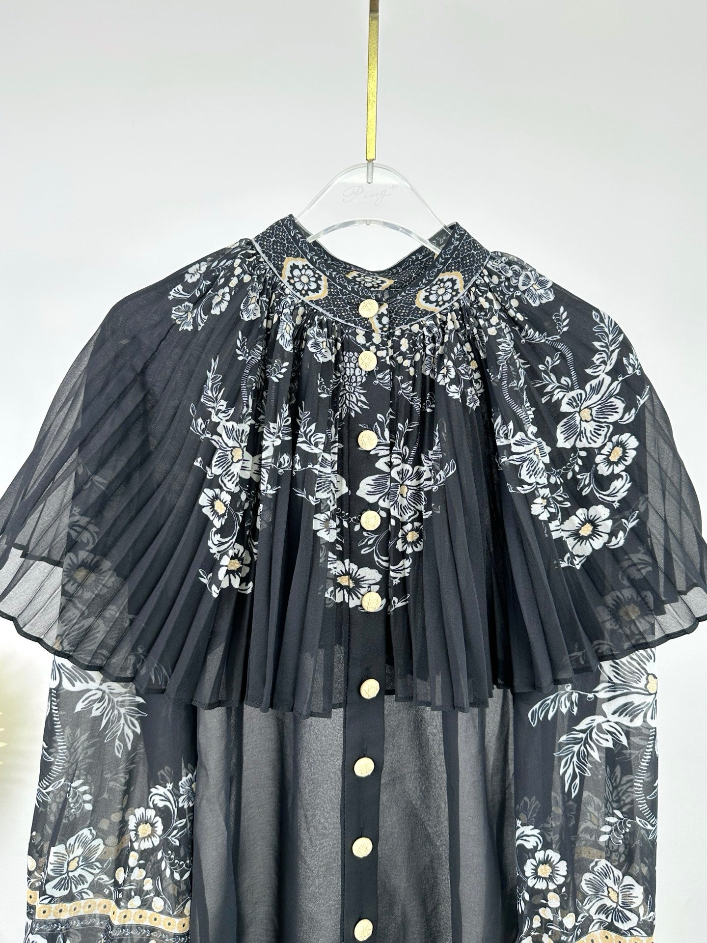 ZIMMERMANN PLEATED SHIRT 270195