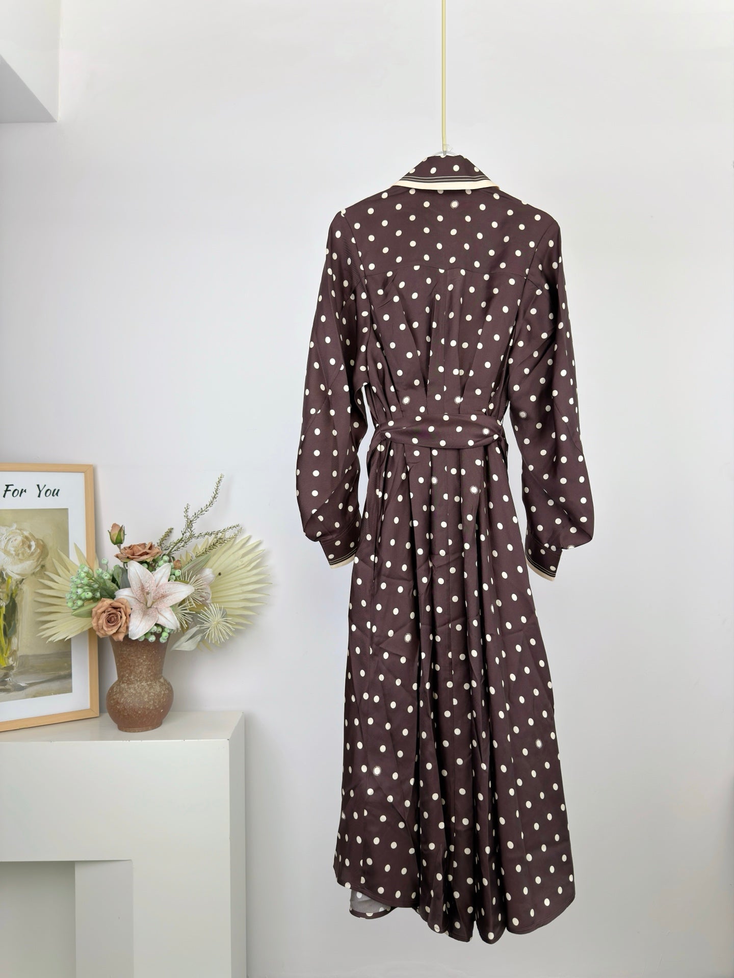 ZIMMERMANN 26S POLKA DOT PLEATED MIDI DRESS STYLE 71