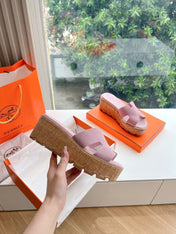 EZE 65 SANDAL PASTEL PINK SUEDE