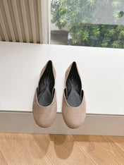 SL GEMMA BALLET FLAT TAN SUEDE