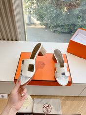 0ASIS SANDAL IN WHITE CALFSKIN