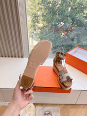 ELDA ESPADRILLE IN WHITE FABRIC AND BRONZE BROWN CALFSKIN