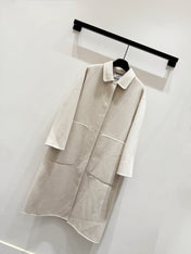 HERMES 25S LONG CASHMERE COAT 154