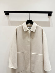 HERMES 25S LONG CASHMERE COAT 154