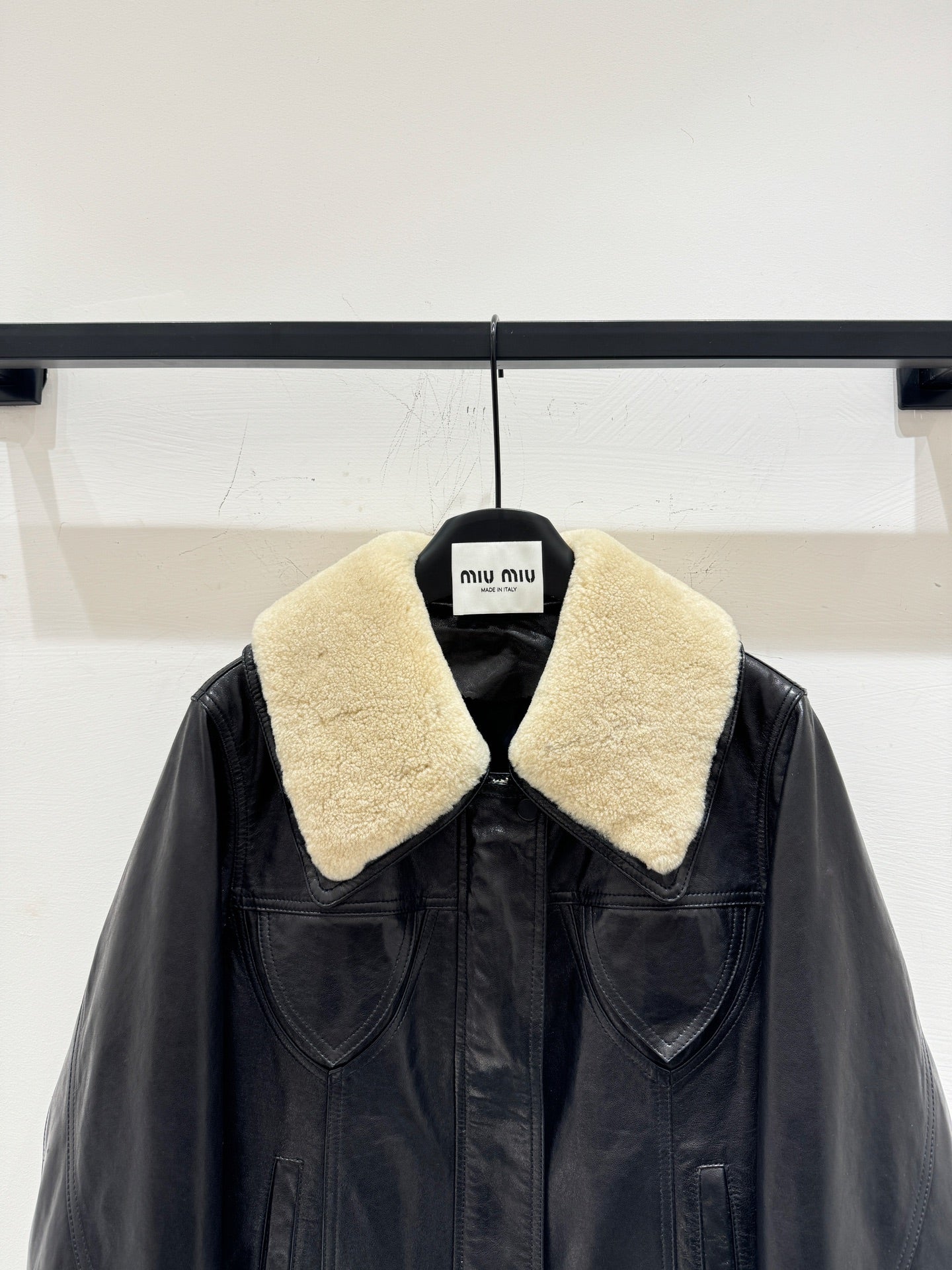 MIUMIU LEATHER JACKET STYLE 586