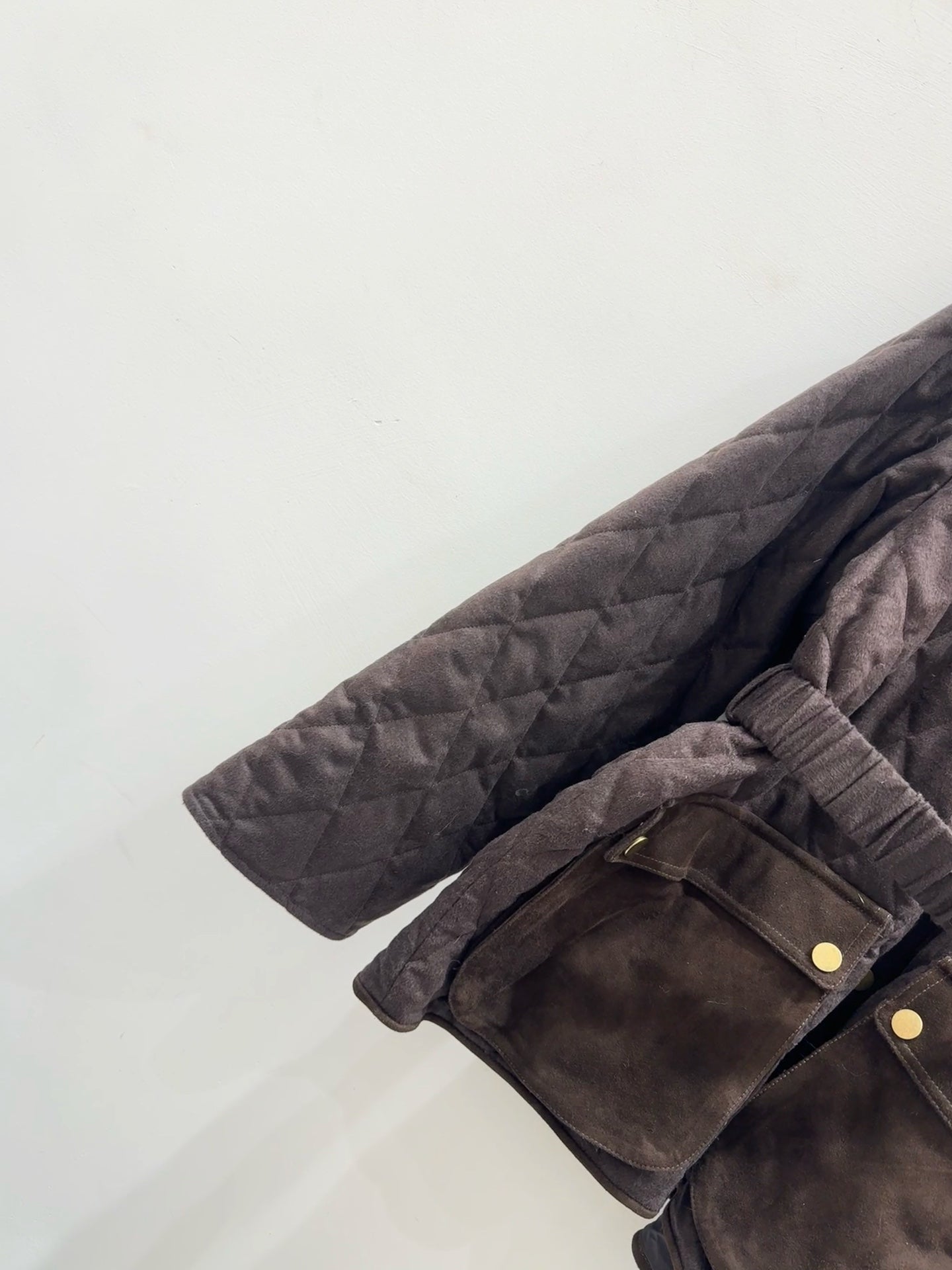 PRADA 25S WOOL SHEEPSKIN COAT 244