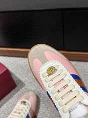 GG & ADIDAS SNEAKER LIGHT PINK CALFSKIN