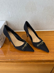 MY DD 25S HIGH HEEL 80MM IN BLACK SATIN