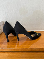MY DD 25S HIGH HEEL 80MM IN BLACK SATIN