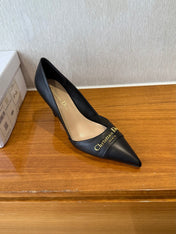 MY DD 25S HIGH HEEL 80MM IN BLACK CALFSKIN