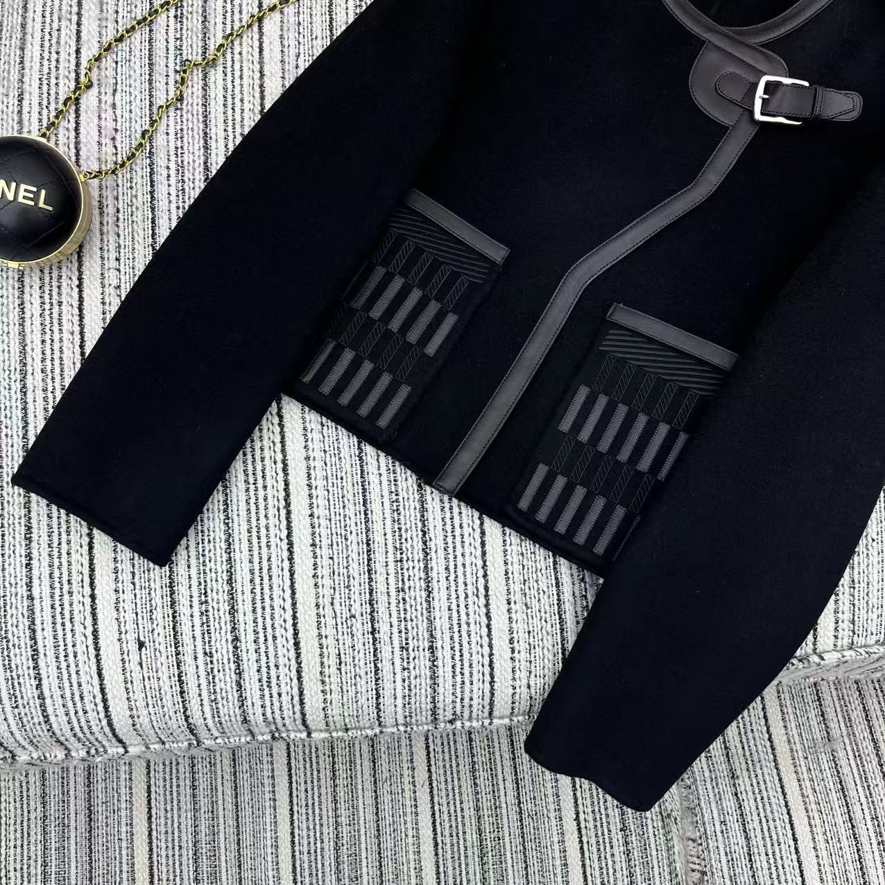 HERMES 25S KNITTED JACKET 053