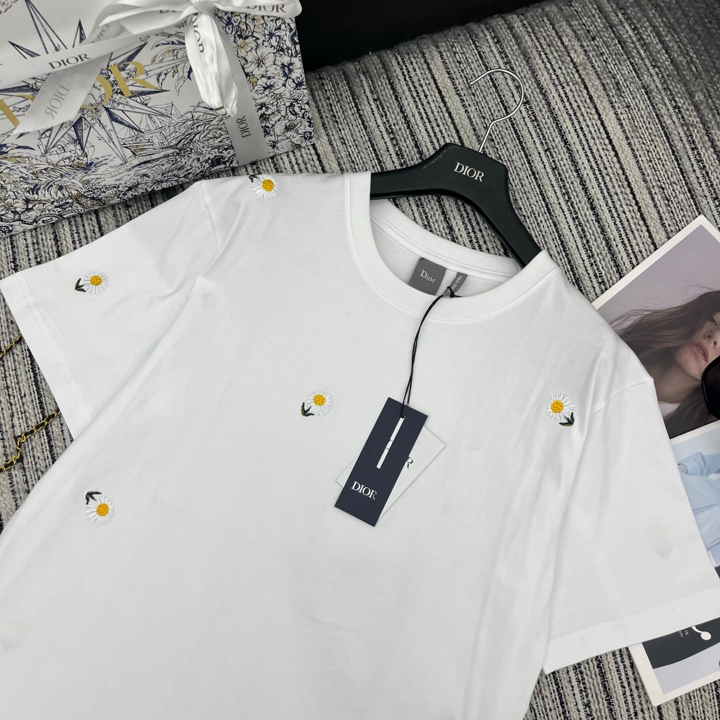 DIOR 26S SHORT-SLEEVE CREW-NECK T-SHIRT 1121