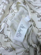 HERMES 26S PRINTED WIDE-LEG TROUSERS 789
