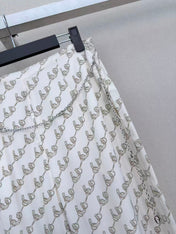 HERMES 26S PRINTED WIDE-LEG TROUSERS 789