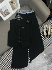 MM TANK TOP AND WIDE LEG PANTS SET 25S IN KATUN 266627