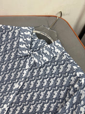 DIOR SHIRTS MONOCHROME PRINTED FABRIC 266699