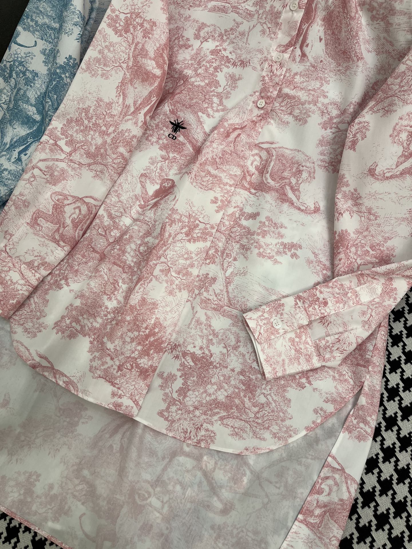 DIO LONG SLEEVE SHIRT WITH MANDARIN COLLAR 25S IN POLYESTER 266663