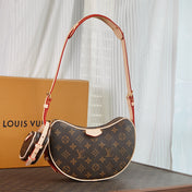 CROISSANT 21 IN BROWN MONOGRAM CANVAS