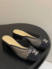 BUBBLE 30 MM IN BLACK FABRIC AND MESH