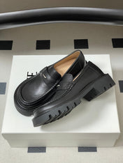 LOEWE 26S LOAFER IN BLACK CALFSKIN
