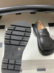 LOEWE 26S LOAFER IN BLACK CALFSKIN