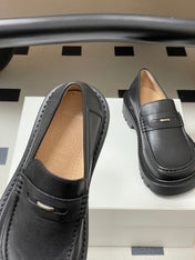 LOEWE 26S LOAFER IN BLACK CALFSKIN