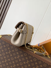 ANYTIME FLAP BAG 30 IN GRAY MONOGRAM CALFSKIN