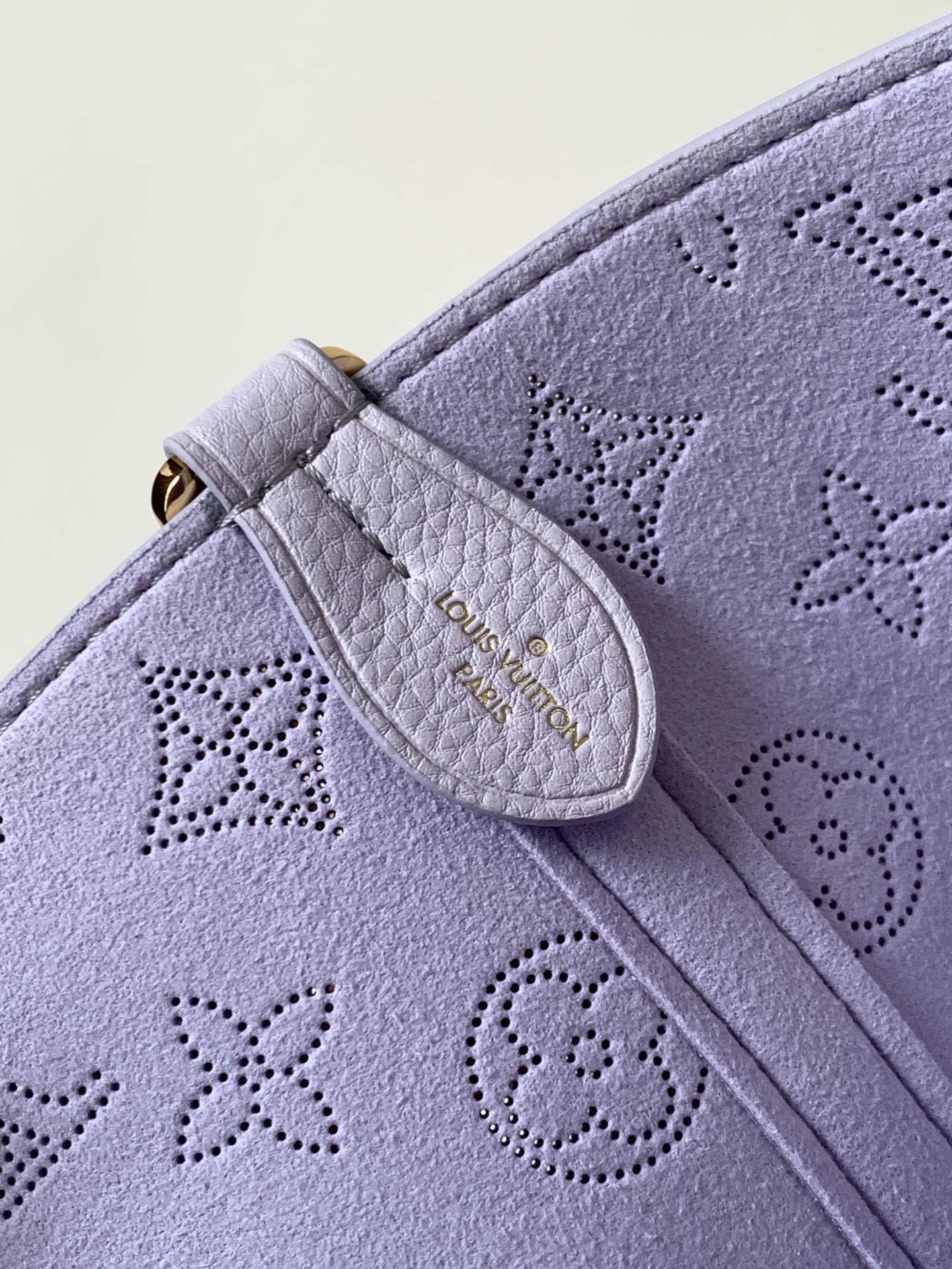 LV 25S BLOSSOM BAG 20 IN MISTY PURPLE CALFSKIN GOLD HARDWARE