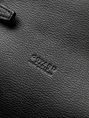 CHYPRE WALLET-POUCH 21 IN BLACK GOYARDINE CANVAS AND CALFSKIN