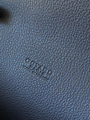 CHYPRE WALLET-POUCH 21 IN NAVY BLUE GOYARDINE CANVAS AND CALFSKIN