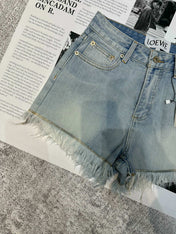 LOEWE 26S DENIM SHORTS 398