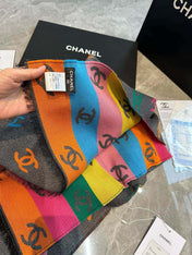 CC SCARF RAINBOW IN COLORFUL CASHMERE 428539