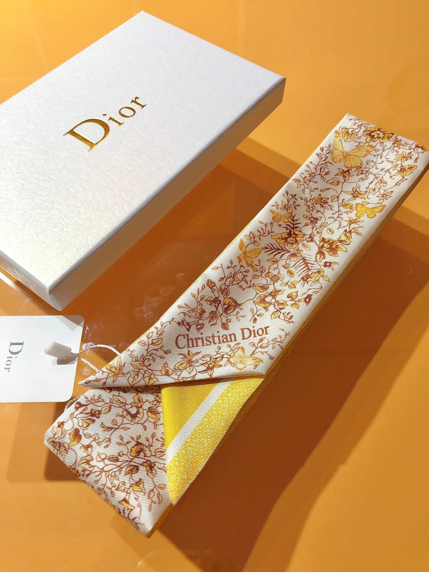 DIOR 26S SCARF 105CM IN SILK 311651