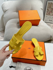 0ASIS SANDAL YELLOW CALFSKIN CLASSIC