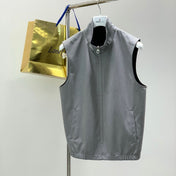 LORO PIANA 26S REVERSIBLE ZIP UP VEST 738