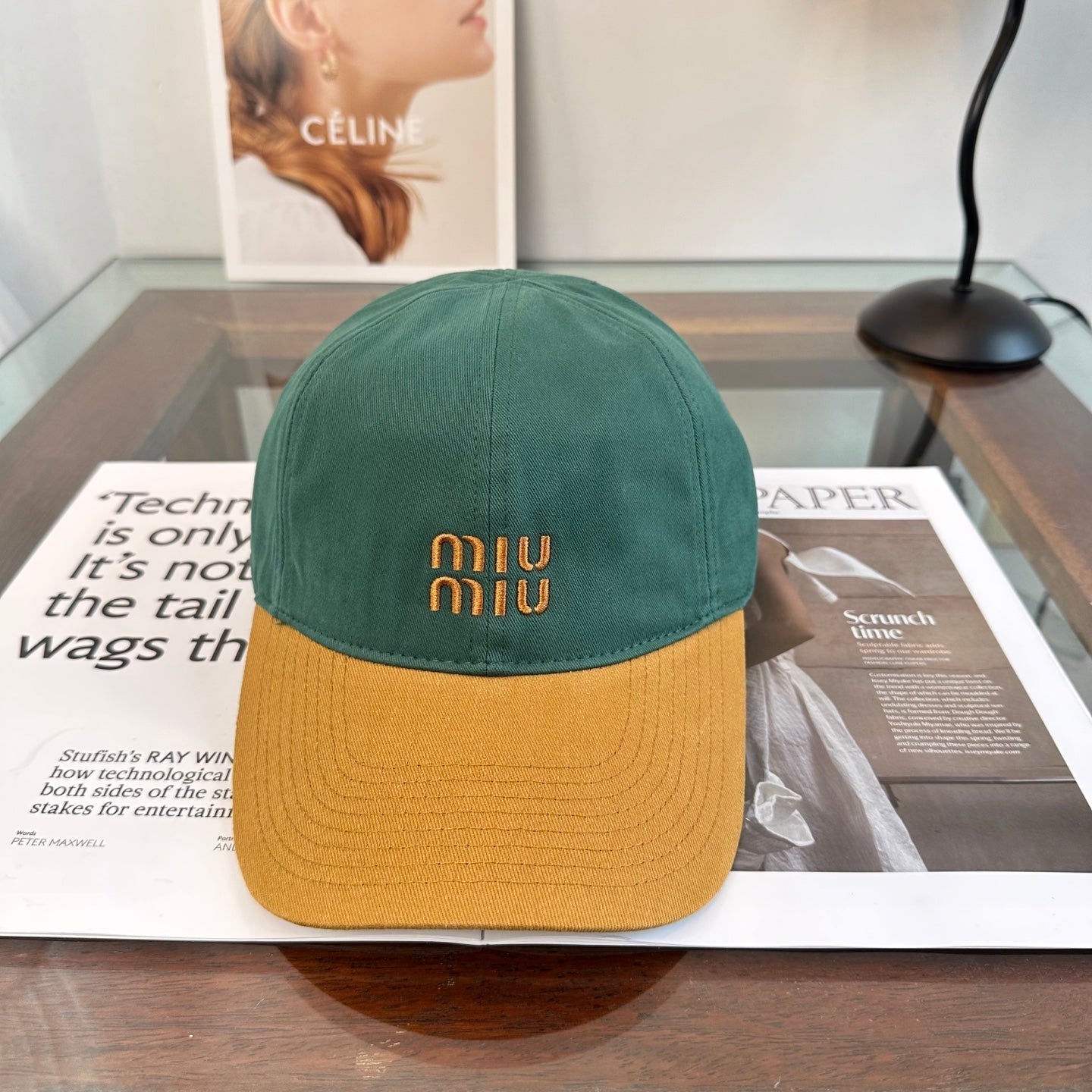MIUMIU BASEBALL CAP STYLE 91
