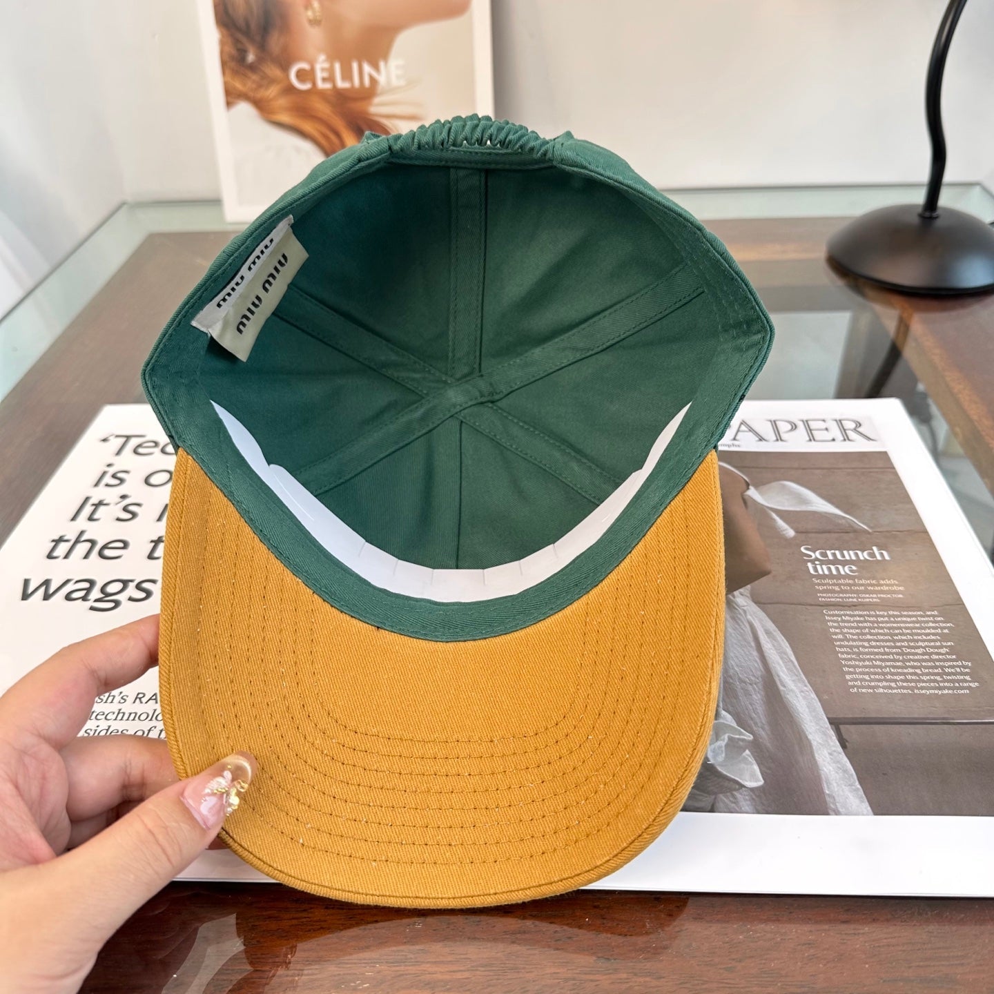 MIUMIU BASEBALL CAP STYLE 91