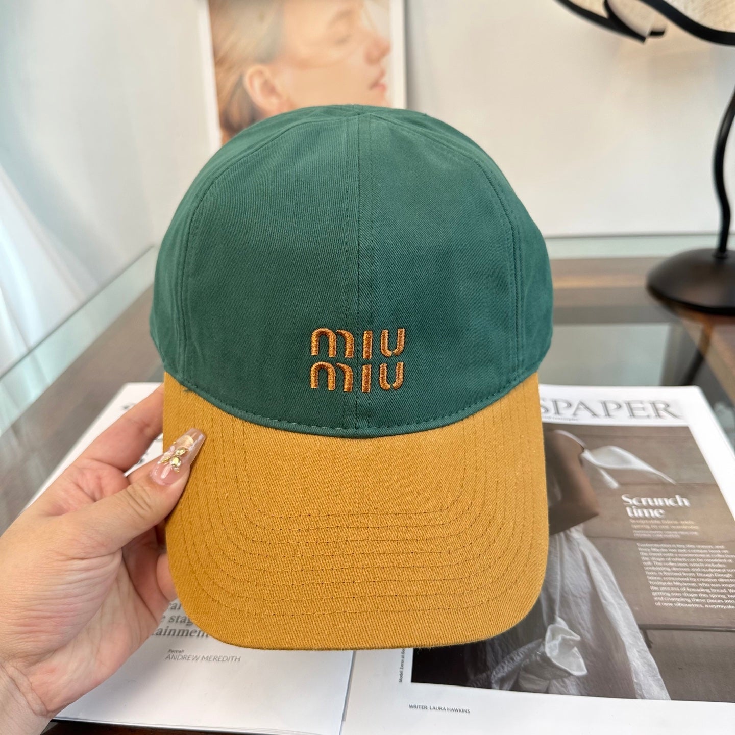 MIUMIU BASEBALL CAP STYLE 91