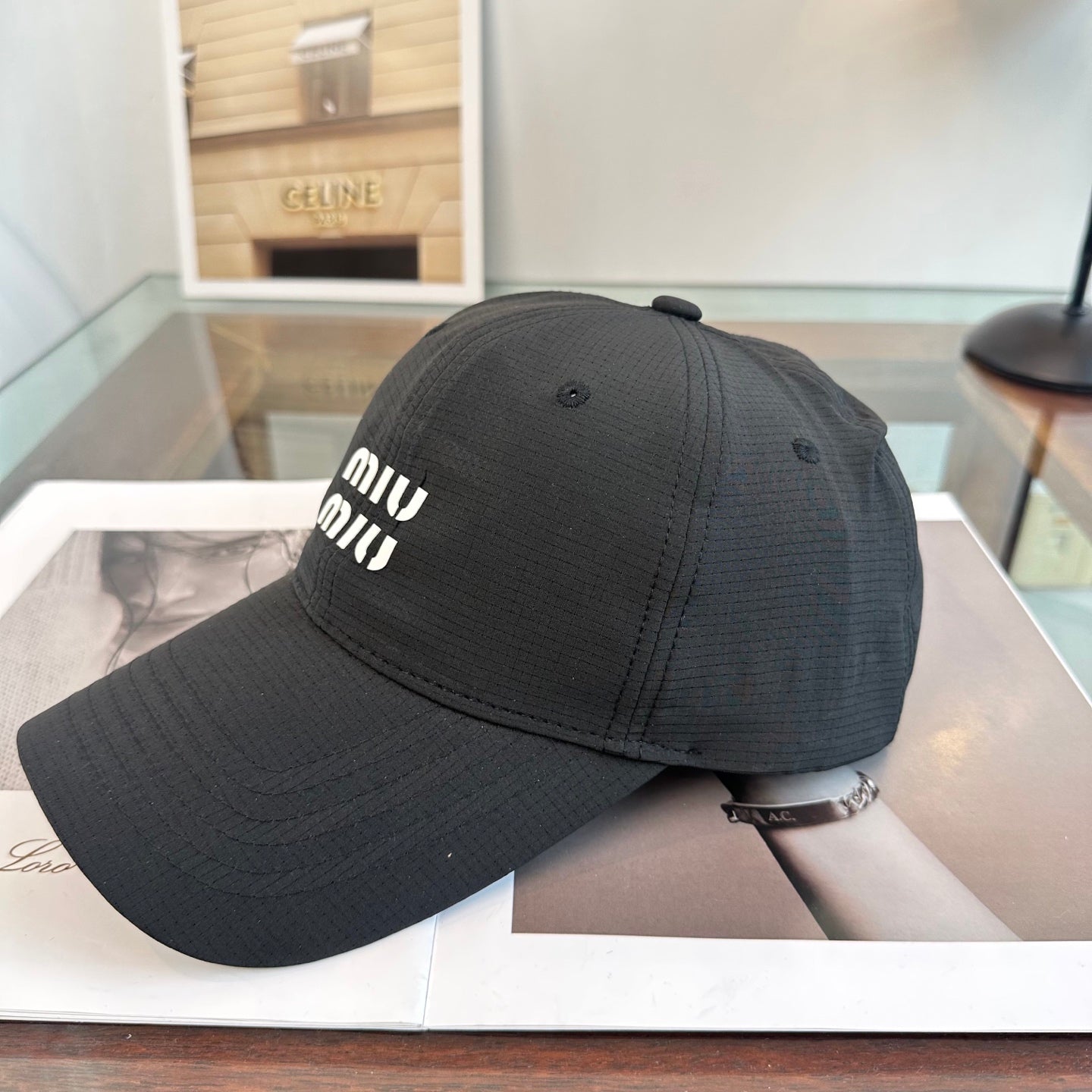 MIUMIU BASEBALL CAP STYLE 25