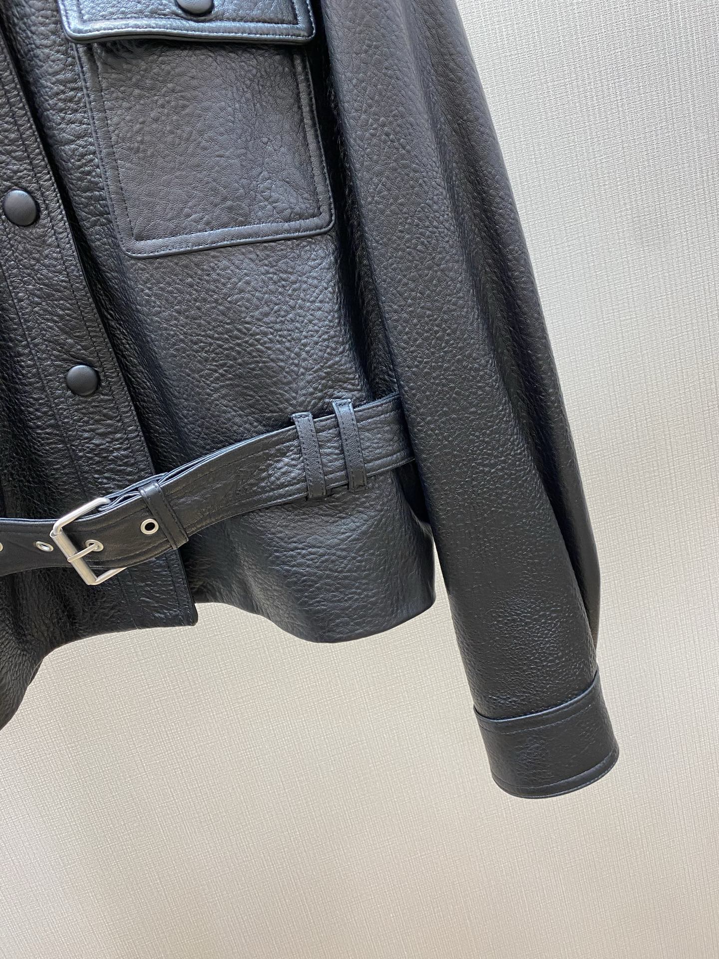 YSL 25S LEATHER JACKET STYLE 164