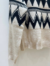DIOR 25S PATTERNED TURTLENECK SWEATER 719