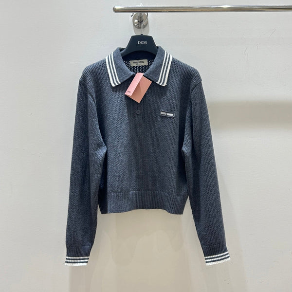 MIUMIU 26S POLO SWEATER 1597