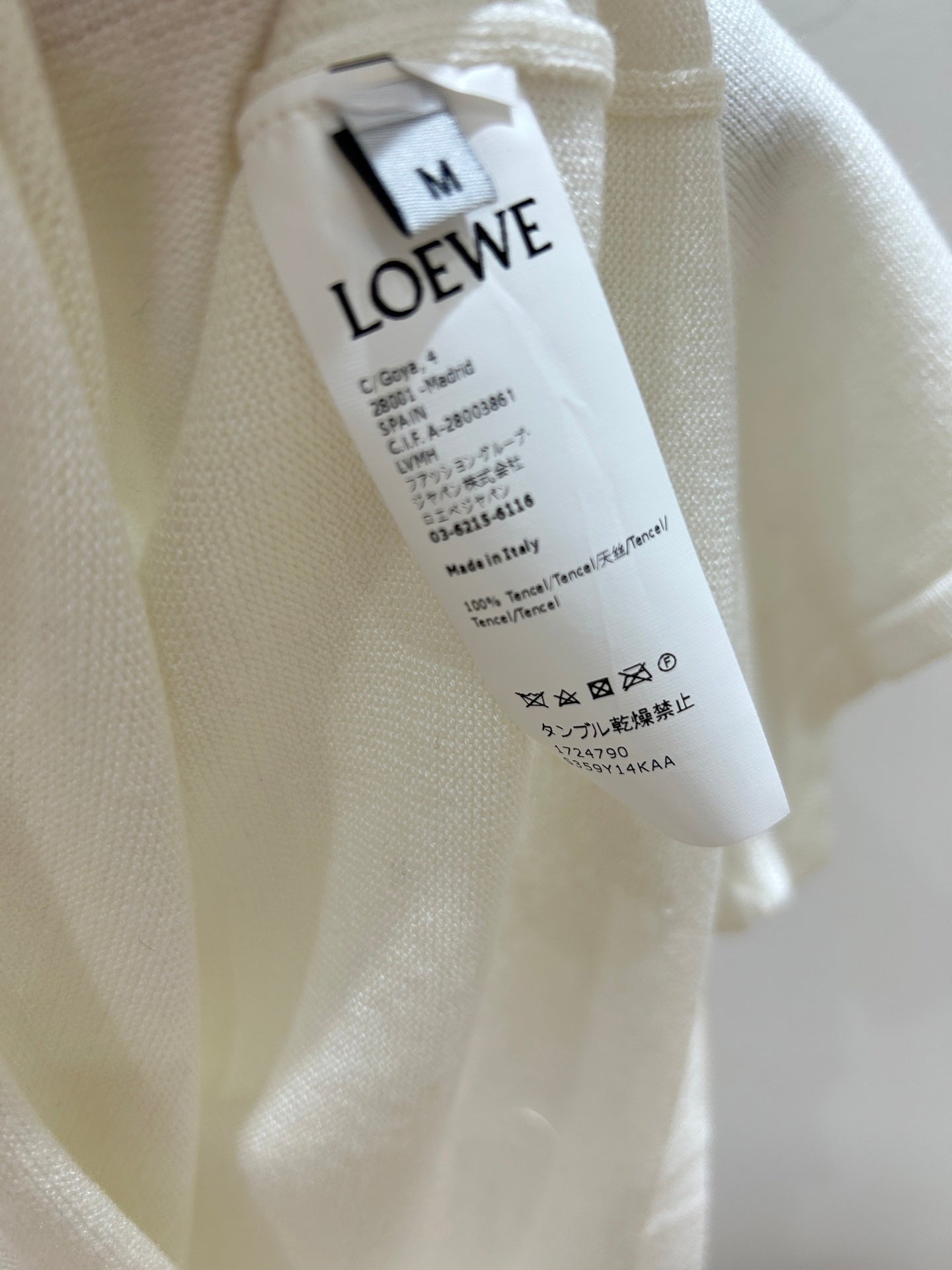 LOEWE 26S CREWNECK SHORT SLEEVE T-SHIRT 349