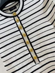 CHANEL 26S SHORT SLEEVE KNIT TOP 1615