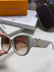 ICON CAT EYE SUNGLASSES 570246 IN GREY ACETATE