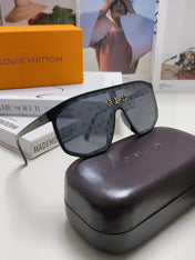 WAIMEA SUNGLASSES 570268 IN BLACK ACETATE MONOGRAM ON LENS